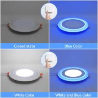 Lámpara De Techo LED Doble Color Moderna Para Decoración De Hogar Sala De Estar Baño Iluminación Interior Luz Panel LED - details 1
