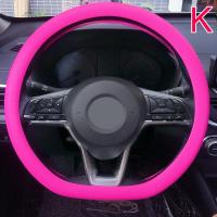 Cubierta De Guantes Para Volante Universal De Silicona Colorido Suave Decoración Automotriz DIY Accesorios Para Coche - details 37