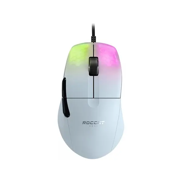 Raton Optico Ergonomico Gaming Roccat Kone Pro Blanco PC - 1