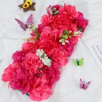 Arco De Flores Artificiales Para Boda Rosas Y Peonías De Seda Decoración De Reception/Banquet Estilo Floral Personalizable - details 15