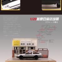 Modelo De Coche De Acción Initial D AE86s En Escala 1:20 Metal Sin Batería Regalo Para Niños Simulación Alta Con Sonido Y Luz Colección - details 15