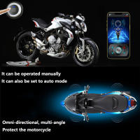 Dispositivo Antirrobo Para Motocicleta Con Bluetooth Controlado Por App Desbloqueo Automático Con Un Click Luz Alarmante Silencioso - details 3