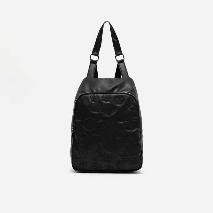 Misako Eliette mochila antirrobo grabado floral Mochila - 1