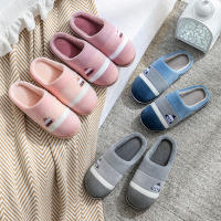 Zapatillas De Casa Para Hombres Y Mujeres Invierno Cómodas Y Transpirables Algodón Con Forro De Peluche Antideslizantes Para Interior - details 3