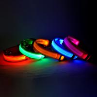 Correa De Perro De Nylon Con LED Para Seguridad Nocturna Y Fluorescencia Luz En La Oscuridad Collar Luminoso Para Mascotas Adecuado Para Todas Las Estaciones - details 1