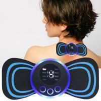 Mini Masajeador Eléctrico De Cuello Portátil USB Para Alivio Del Dolor Multi-function Inteligente De Cervical - details 0