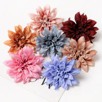 5Pcs Cabezas De Flores Artificiales Dahlias Para Decoración De Navidad Hogar Y Habitaciones Bodas Y Murallas Accesorios De Flores Falsas - details 18