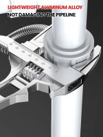 Juego De Reparación Universal 6-68mm Llave De Mano Para Baño Herramienta De Tubería Con Abertura Grande Llave Ajustable De Acero Inoxidable Para Reparación Doméstica - details 10