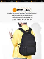 Mochila Oxford multicapa impermeable y elegante, mochila de gran capacidad para estudiantes, viaje Simple, fuera de la ciudad - details 0