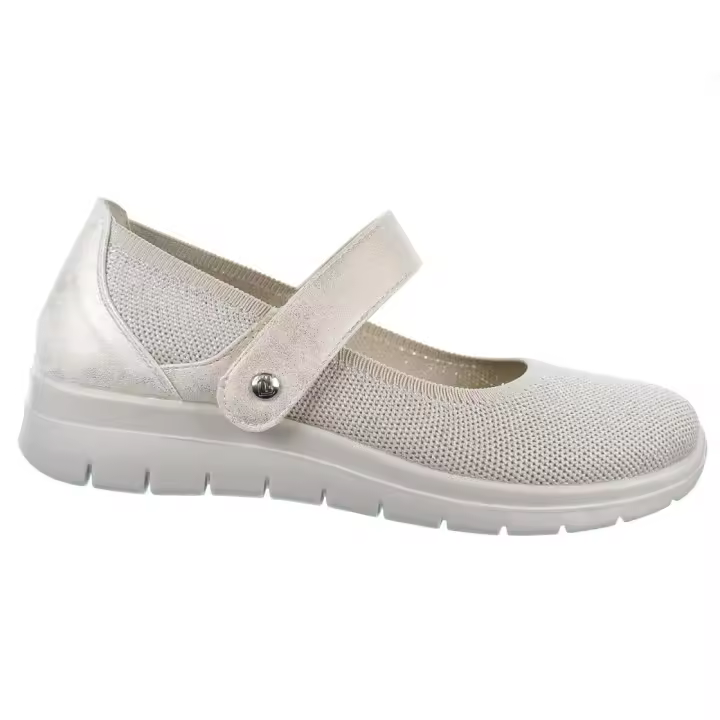 Amarpies 26332 Zapato Merceditas Confort Velcro Cuña Mujer - 1