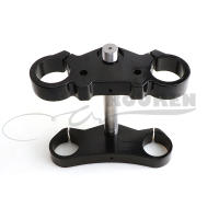 Aluminio 22mm 7/8" Manillar Riser Montaje Baras 45MM Invertido Absorbedor De Choque Dispositivo De Dirección Placa Superior E Inferior Piezas De Motocicleta Negro Duradero - details 0