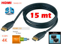 Cable HDMI  15 metros. V2.0 4K 2K. 18Gbps. TRICOM - details 0