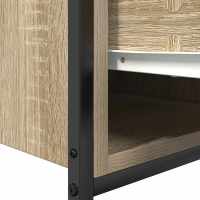 vidaXL Mueble de baño con lavabo y cajones roble Sonoma 90x34,5x60 cm - details 7