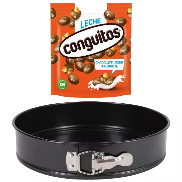 Pack repostería:CONGUITOS LECHE DOYPACK 220G+Molde redondo 26cm carbon steel origen - 1