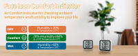 NOKLEAD Mini Higrómetro Monitor Termómetro Medidor De Humedad Con Icono De Cara Indicador De Comodidad Para Interiores ℃/℉ Switch Para Hogar Y Oficina - details 14