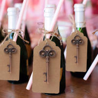 Llave De Cuerpo Metálico Para Botella 30/50 Pack Abrebotellas Vintage De Boda Fiesta Decoración De Invitado Souvenir Regalo Eco-amigable - details 5