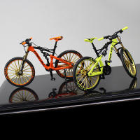 Mini Bicicleta De Acción 1:10 Para Adultos Y Niños Juguete De Simulación De Carreras Con Doble Rueda Regalo Para Niños Colección De Montaña De Bicicleta De Metal - details 1