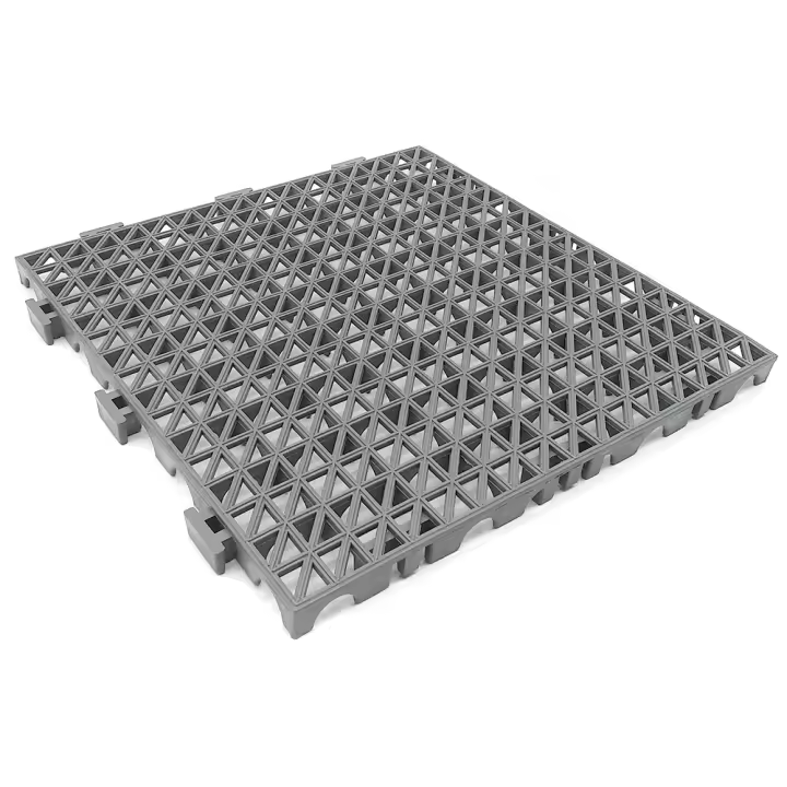 Loseta Reforzada para garajes, lavaderos de coches, almacenes, zonas de trabajo y alto tránsito. PVC resistente al paso de vehículos y maquinaria. 33 x 33 x 2 cm - ANTIHUMEDADES - 1