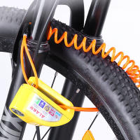 Cerradura De Freno De Disco Para Motocicleta Bicicleta Seguridad Antirrobo Con Alarma Fuerte Advertencia De Ruido Cuerda De Rueda Bloqueo De Pies Del Vehículo - details 9