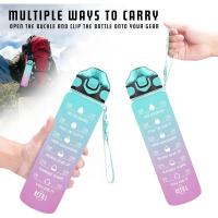 Botella De Agua De 32 Oz Con Horario Y Taza Motivacional a Prueba De Fugas Y Con Correa Para Transporte BPA Y Químicos Tóxicos Libres Para Adultos - details 5