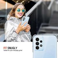 Funda De Lujo Transparente Y Antigolpes Para Samsung Galaxy S24 S23 S22 S21 S20 Ultra FE A14 A54 A53 A52 A52S A51 A73 A72 A71 Cubierta Media Lavable Antisuciedad Antirayones Antideslizante - details 6