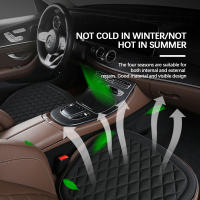 Cojín De Asiento De Coche Universal Lavable Y Transpirable Antideslizante Con Espuma De Memoria Para Vehículos Y Sillas De Oficina - details 1
