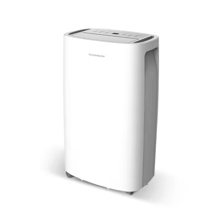 Thomson Deshumidificador de aire, Depósito 4L, 2 Velocidades, Temporizador 24h, Automático, Silencioso, Blanco THDH00E - 1