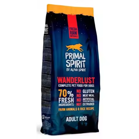 Primal Spirit 70% Wanderlust Para Perros 12 Kg - 1