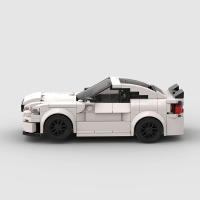Modelo De Coche De Carreras Roadster Para Niños Bloques De Construcción Pequeños Compatible Con MOC Rompecabezas DIY Regalos De Juguetes - details 3
