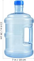 Botella de Agua mineral, de 5 L Jarra, receptáculo portátil reulizable para Agua mineral, Cubo de almacenamiento para Exterior para Coche, dispensador de grado alimenticio - details 4