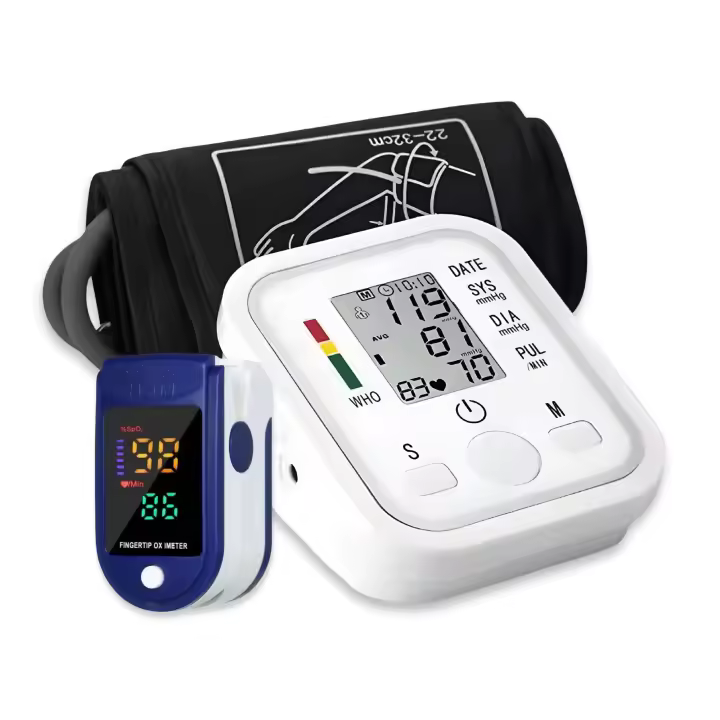 Tensiómetro con Oxímetro-USB Y/or Pilas - Medidor de Tensión Arterial - 1