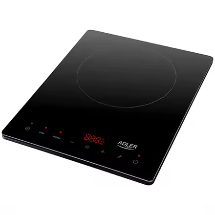 aldrer |   Placa de cocina |   6513 d.C. |   Número de quemadores/zonas de calentamiento: 1 |   Pantalla LCD |   negro |   Inducción - 1