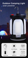 Lámpara de Camping LED con Luz de Hoja para Exteriores Lámpara de Emergencia Recargable por USB y Solar para Acampar en Tienda de Pesca y Viajes - details 0