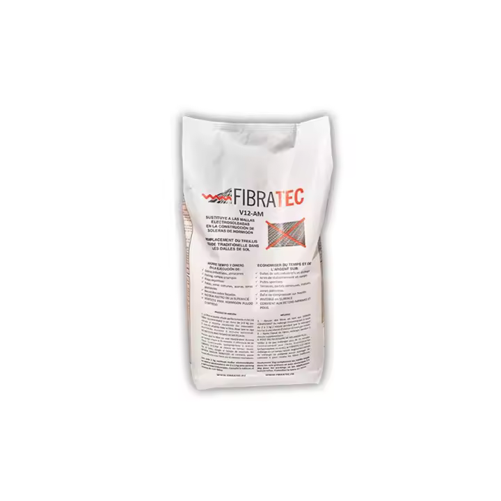 Fibra de Vidrio FIBRATEC V12-AM para Sustituir los Mallazos en las Soleras - Bolsa de 1 Kg - 1