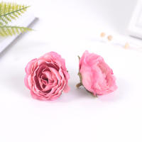 10/20PCs Flores Artificiales Rosa 5CM Para Decoración De Hogar Jardín Boda DIY Regalos Accesorios Material Seda Estilo Peonia - details 6