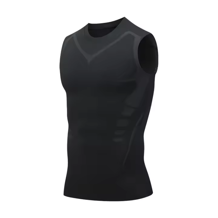 Top De Compresión Para Hombre Camiseta Sin Mangas Para Gimnasio Rápido Secado Deporte Fitness Vestido De Musculación Entrenamiento Top De Músculo - 1