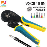 Kit De Herramienta De Crimpado De Ferrules De Cable Herramienta De Crimpado De Conectores De Ferrules De Cable Kit De Pinzas De Crimpado Hexagonal (0.08-16mm²/AWG28-5) Para Ferrules De Cable - details 5