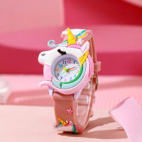 Reloj De Pulsera De Silicona Para Niños Y Niñas Reloj De Regalo Lindo Y Colorido Con Diseño De Animal Movimiento De Cuarzo - details 9