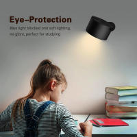 Luz De Lectura LED Con Control Remoto Y Rotación De 360° Luz Nocturna Montada En La Pared De 3 Temperaturas De Color Y 3 Niveles De Brillo Recargable - details 6