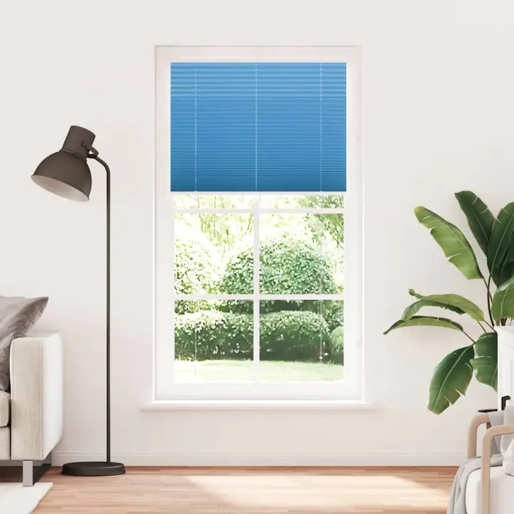 Estor Plisado azul 110x200 cm Tela Ancho 109,4 cm Poliéster - 1