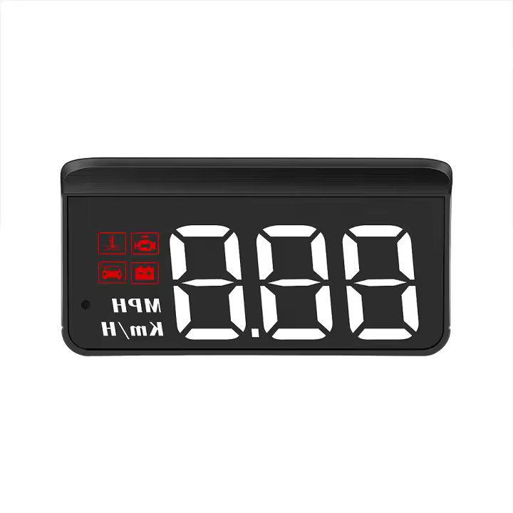 M3 HUD Obd2 Pantalla De Visualización Para Coche Proyección En Parabrisas Con Gran Fuente Adecuado Para Todas Las Autos E-OBD Y GPS - 1