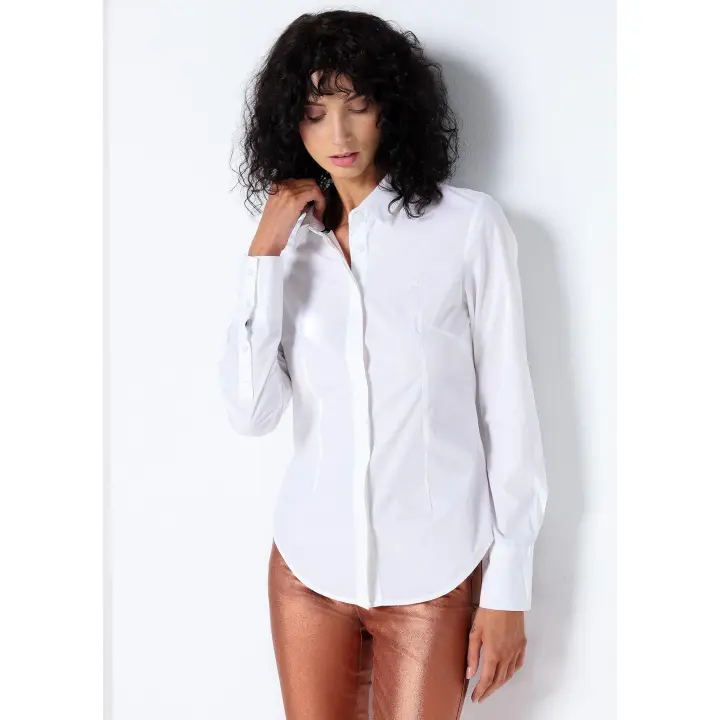 Victorio & Lucchino - Camisa manga larga con estructura fil a fil - 1
