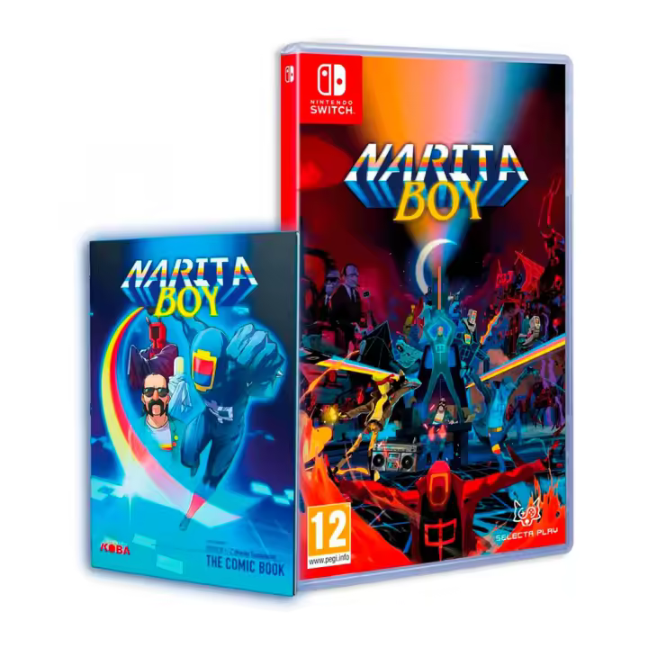 NARITA BOY Nintendo Switch - Nuevo a Estrenar - PAL España - Selecta Play - Plataformas 2D - Team 17 - Comic de Regalo - 1