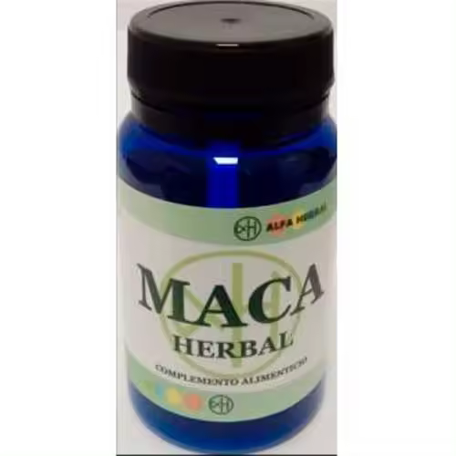 Alfa Herbal Maca Herbal 60Cap - Aumenta Fuerza y Resistencia - Mejora Rendimiento Deportivo - 1