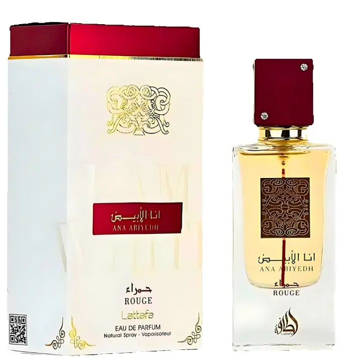 Lattafa Ana Abiyedh Rouge lattafa ana abiyedh rojo Eau de Parfum 60ML - 1