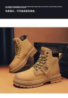 Botas De Motocicleta Para Hombre Tamaño Grande 48 Botas De Invierno Chelsea Retro Impermeables Para Senderismo Confort - details 15