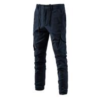 Nuevos pantalones casuales de algodón para hombres de primavera, pantalones de color sólido con múltiples bolsillos versátiles de negocios transpirables para hombres - details 3