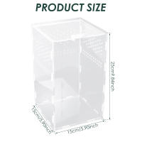 Caja De Alimentación Para Mascotas Arborescentes Acranged Transparente De Plástico Terrario De Enclosure Para Reptiles Y Invertebrados De Cría - details 0