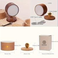 Lámpara De Pared Moderna Y Elegante Con Control Táctil Y Luz LED Recargable Por USB Para Ambiente De Dormitorio Incluye Cable - details 2