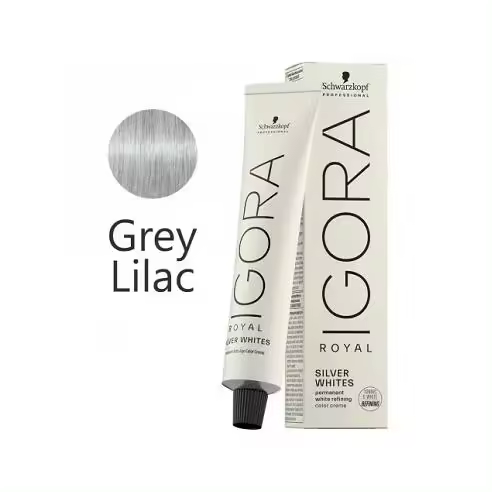 Tinte Igora Royal Silver Whites Gris Lila 60 ml. - 1